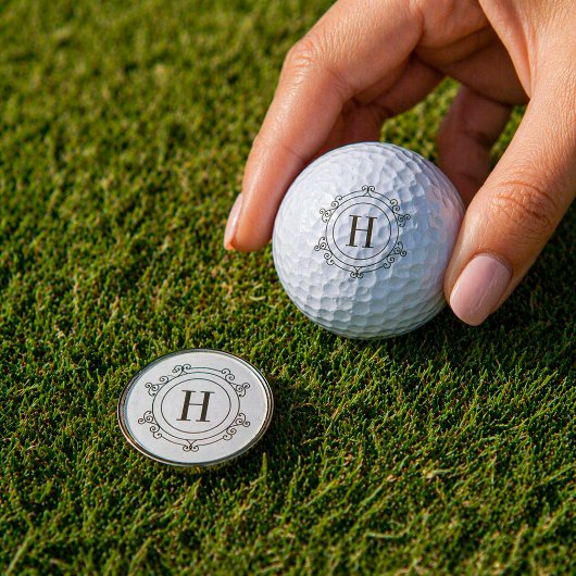 Elegante Monogram Golfballen