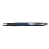Elegante Monogram Initiaal Script Naam Pen (Achterkant)