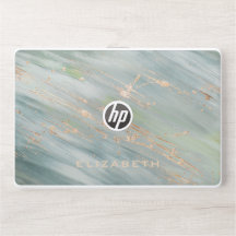 Elegante monogram marmeren stenen laptophoes