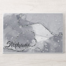 Elegante monogram marmeren stenen laptophoes