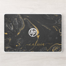 Elegante monogram marmeren stenen laptophoes