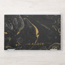 Elegante monogram marmeren stenen laptophoes