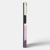 Elegante Monogram Marmeren Vloeibare Inkt Case-Mate iPhone Case (Achterkant / Rechts)