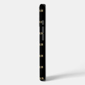 Elegante Monogram naamletters Case-Mate iPhone Case (Achterkant / Links)