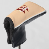 Elegante monogram scriptnaam golfheadcover (3/4 voorkant)