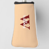 Elegante monogram scriptnaam golfheadcover (Draai 90)