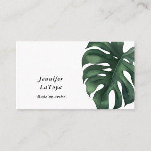 Elegante Monstera Visitekaartje