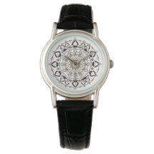 Elégante Montre Mandala | Timepiece Spirituelle Bo