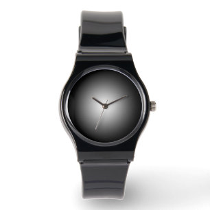 Elégante montre minimaliste noir - élégant moderne