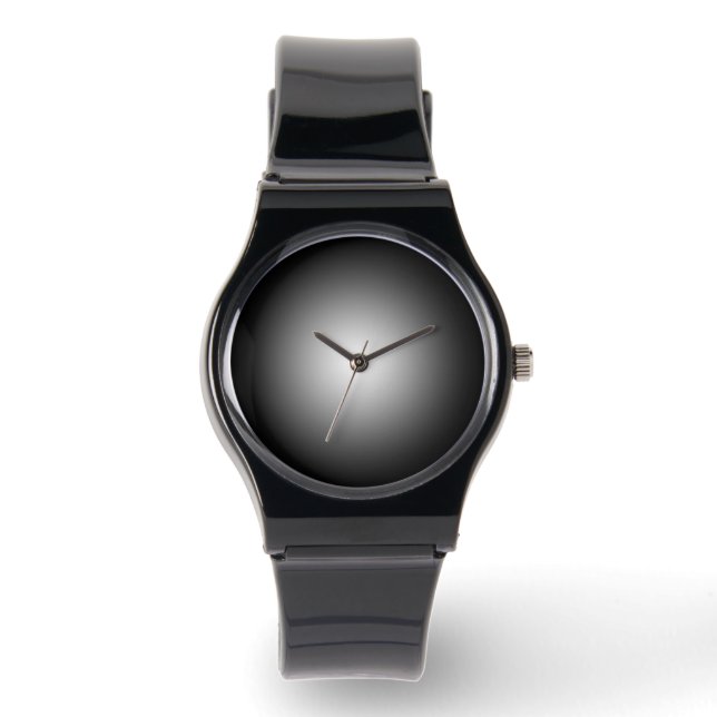 Elégante montre minimaliste noir - élégant moderne (Recto)