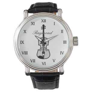 Elégante montre violon pour violoniste ou musicien