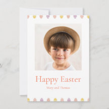Elegante Mooie Pastel Chic Foto Gelukkig Pasen Eie