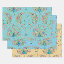 Elegante mooie pauw aquarel