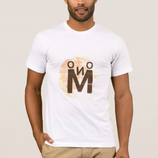 Elegante Moonlight Typografie T-shirt