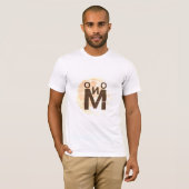 Elegante Moonlight Typografie T-shirt (Voorkant volledig)