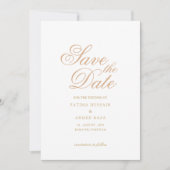 Elegante moslim save the date-aankondigingskaart save the date (Voorkant)