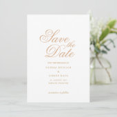 Elegante moslim save the date-aankondigingskaart save the date (Staand voorkant)