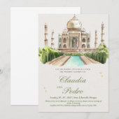 Elégante Mosquée-Thème Mariage Invitations (Devant / Derrière)