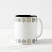 Elégante Motif Mug  en mosaïque arabesque" (Devant droit)