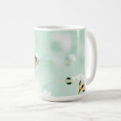 Élégante Mug à café imprimé à fleurs (Devant droit)