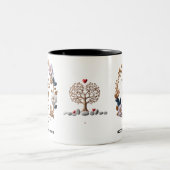 Élégante Mug à deux tons 11 oz (Centre)
