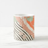 Elégante Mug Abstraite - Luxe Metallic & Soft Colo (Centre)