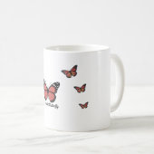 Elégante Mug avec Scarlet Papillon design (Devant droit)