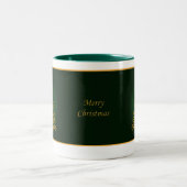 Élégante Mug d'arbre de Noël vert (Centre)