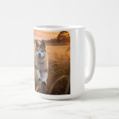 Élégante Mug de café Akita (Devant droit)