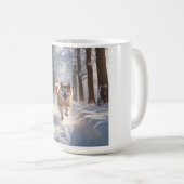 Élégante Mug de café Akita (Devant droit)