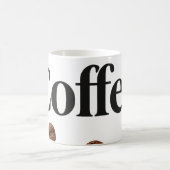 Élégante Mug de café avec "Café" Texte - Parfait G (Centre)