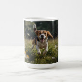 Élégante Mug de café Beagle (Centre)