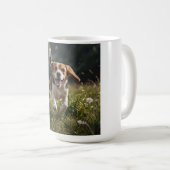 Élégante Mug de café Beagle (Devant droit)
