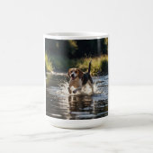 Élégante Mug de café Beagle (Centre)