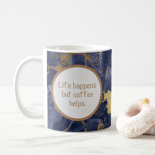Élégante Mug de café inspirant (Avec donut)