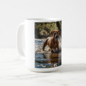 Élégante Mug de café Rhodesian Ridgeback (Devant gauche)