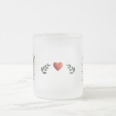 Élégante Mug de papa givré - 10 oz "Étoile de guid (Centre)