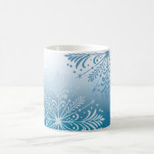 Élégante Mug de vacances hivernales de flocon de n (Centre)
