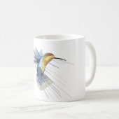 Élégante Mug en céramique de colibri (Devant droit)