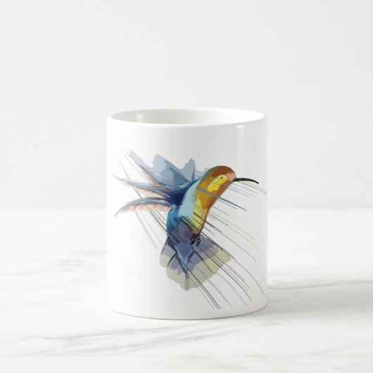 Élégante Mug en céramique de colibri (Centre)