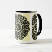 Élégante Mug en dentelle - Photos de 1965 Design (Devant droit)