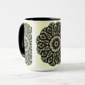 Élégante Mug en dentelle - Photos de 1965 Design (Devant gauche)