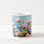 Elégante Mug Fleurs 3D (Centre)