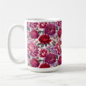 Élégante Mug Floral Personnalisé (Gauche)