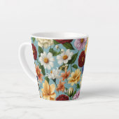 Elégante Mug Florale - Parfait pour chaque occasio (Angle gauche)