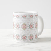 Élégante Mug Florale Tribale (Devant droit)