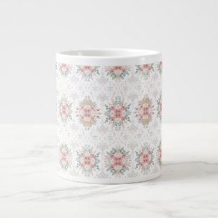 Élégante Mug Florale Tribale