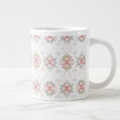 Élégante Mug Florale Tribale (Droite)