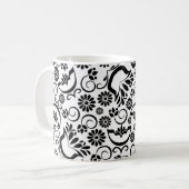 Elégante Mug noir et blanc (Devant gauche)