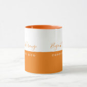 Élégante Mug orange (Centre)